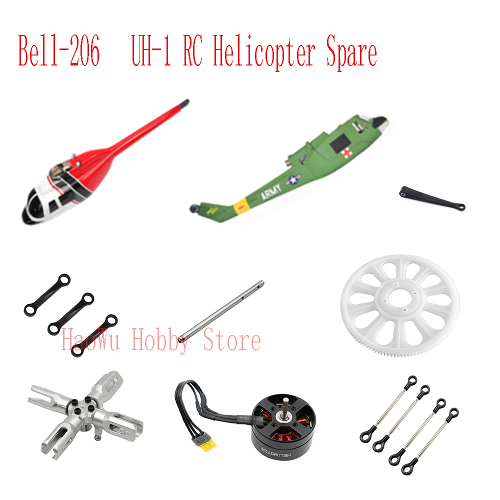 Flywing bell206 UH1 Bell-206 U – Rc Helicopter Gyro recenzja i cena